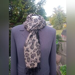 Iridescent Leopard two toned BIG 72x27 wrap